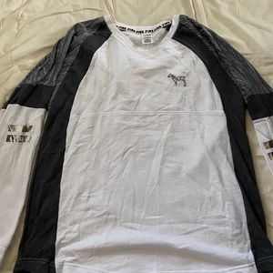 VS PINK LONG SLEEVE WITH SEQUIN BACK!